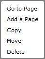 Edit this page context menu.