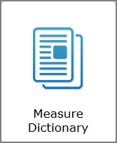 Measure dictionary icon.