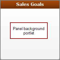 An example of a panel background portlet.