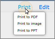 Print context menu.