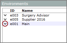 Location of chevron.