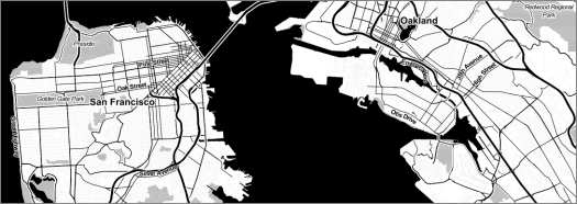 Example of a toner map layer.