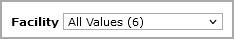 Facility QuickView showing All Values