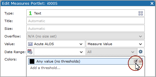 Edit this threshold icon.
