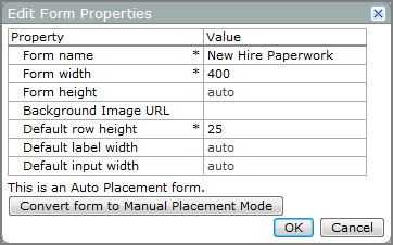 Adding Or Editing Document Library Forms