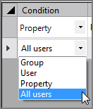 Access Control Condition Choices