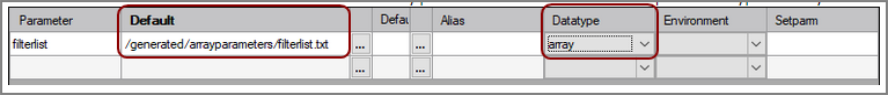 Defining an array parameter in VI