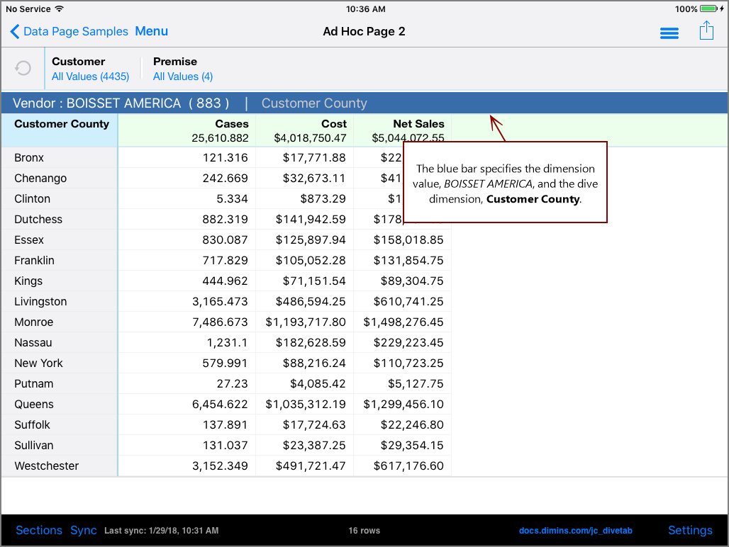 iPad Ad Hoc page linked from Dive value