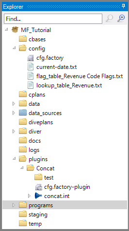 Measure Factory Example Project Structure