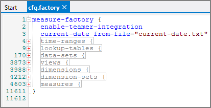 Factory Configuration File Basic Code Structure