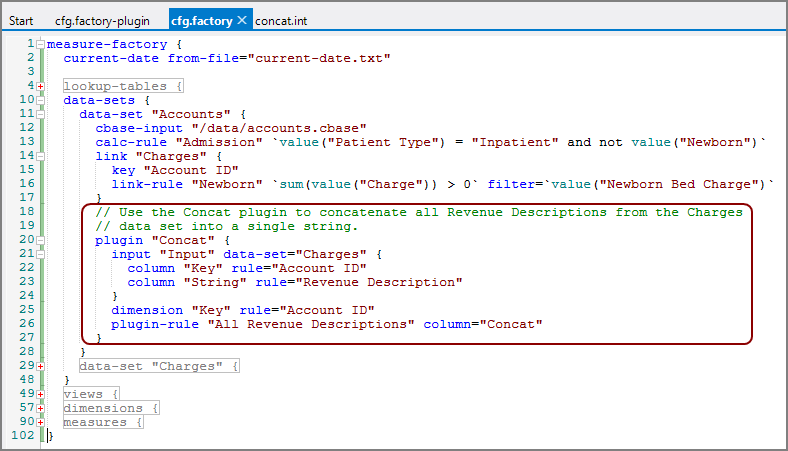 Plugin in Factory Config