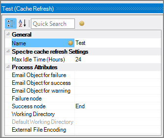 Production Cache Refresh Node Attributes