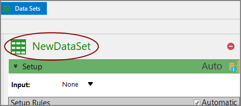 New Data Set name box.