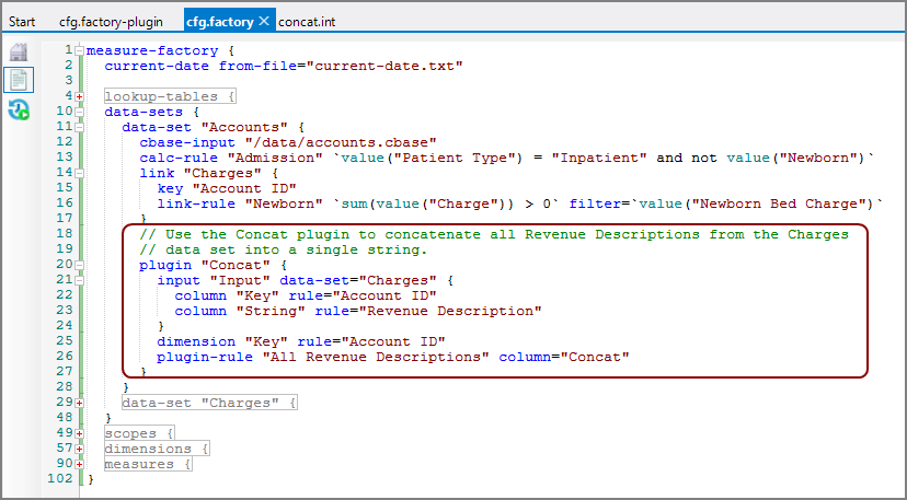 Plugin in Factory Config