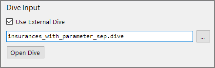 dive-input with external script