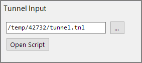 Tunnel Input Pane