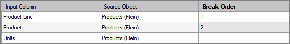 VI Break Column Grid