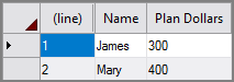 Example of input B for VI Concat process object