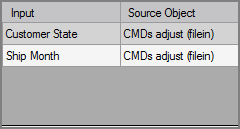 Example of the VI Execrows output object's column grid