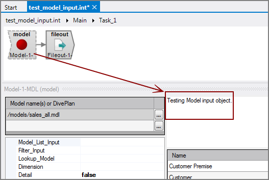 VI Model Input Object Comments