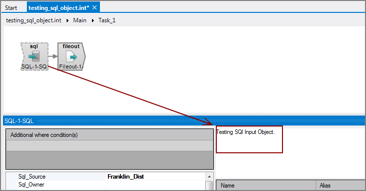 VI SQL Object with Comments