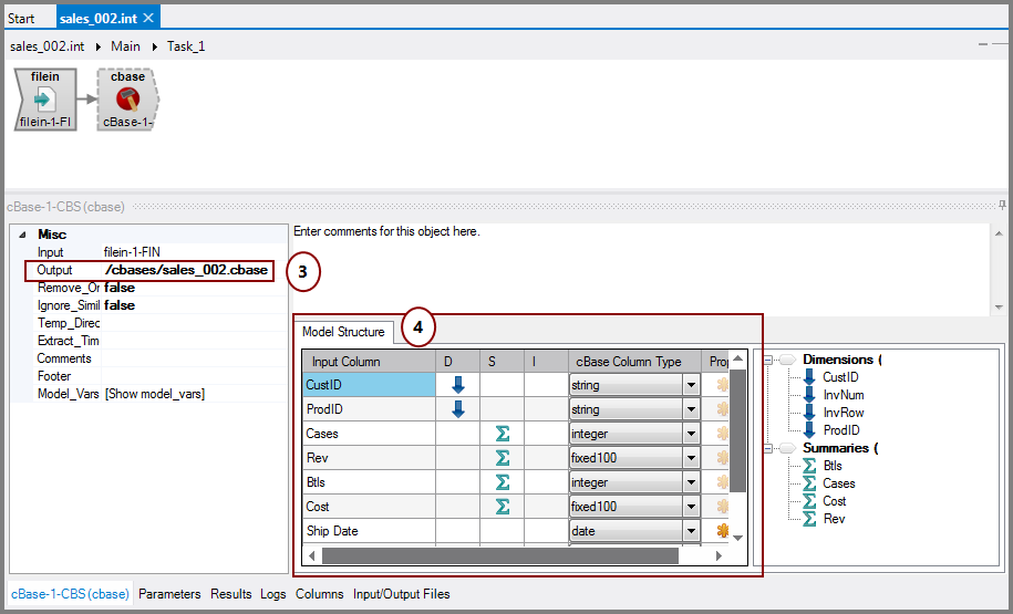 Output File Location