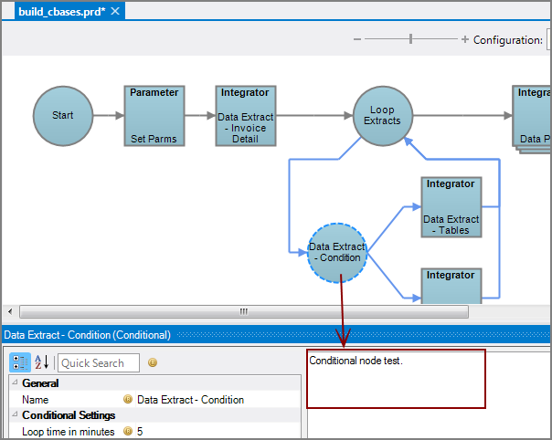 Production Conditional Node with comments