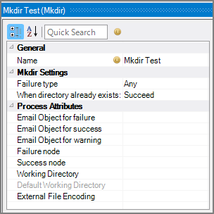 Production Make Directory Node Attributes