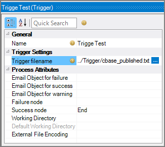 Production Trigger Node Attributes