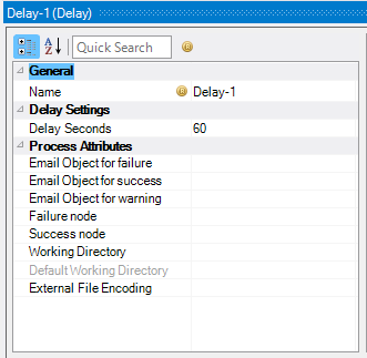 Production Delay Node Attributes