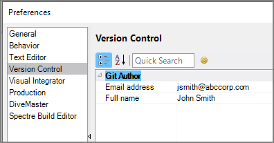 Set Version Control Preferences