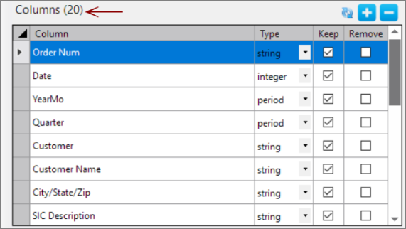 Text Input Columns