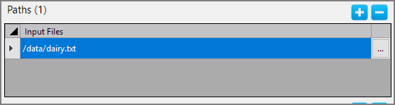 text-input Paths