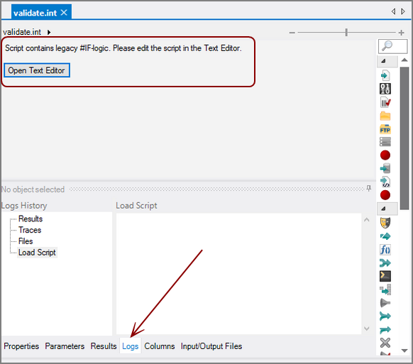 Visual Integrator error for dependency expressions