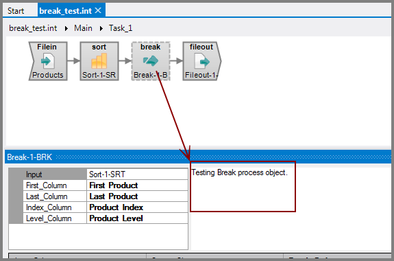 VI Break Object Comments