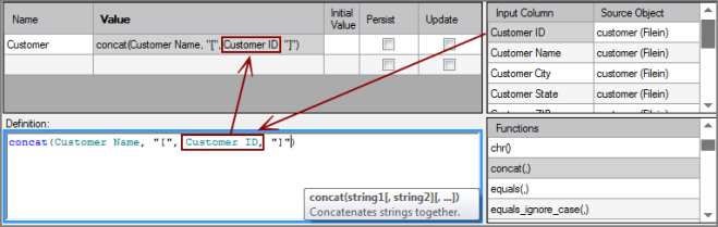 VI Calc Definition - add cust-id