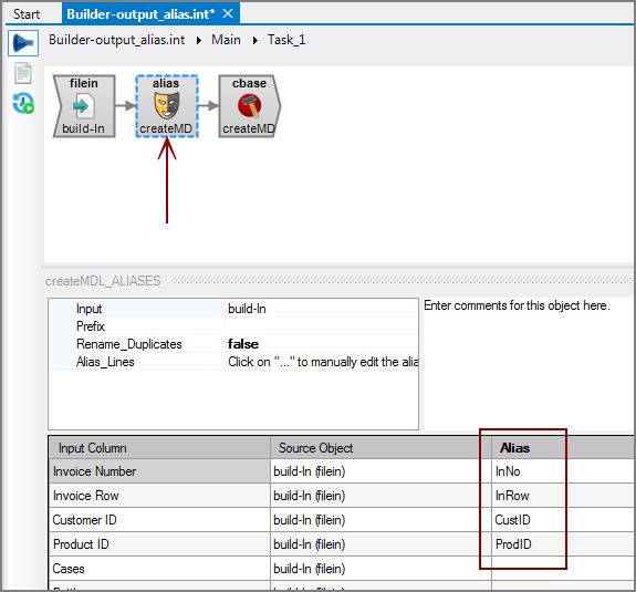 VI Convert Builder with aliases to cBase