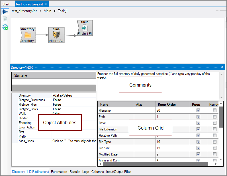 VI Directory Object All Panes