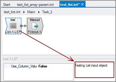 VI List Object Coments and Notes