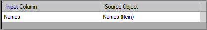 Example of VI Qual object column grid