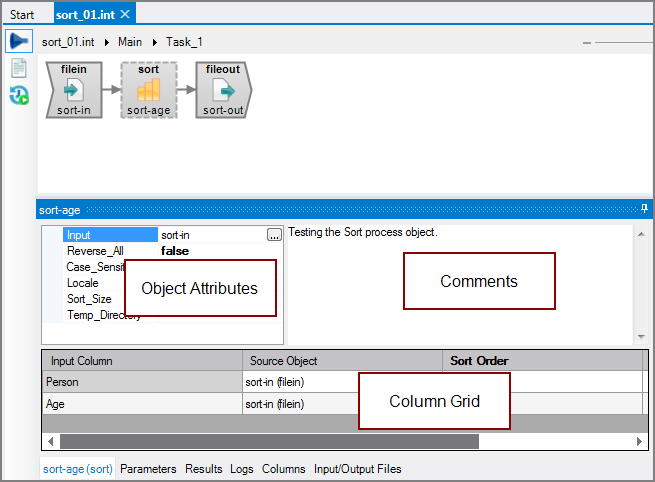 VI Sort Object All Panes