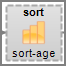 Icon for the VI Sort process object