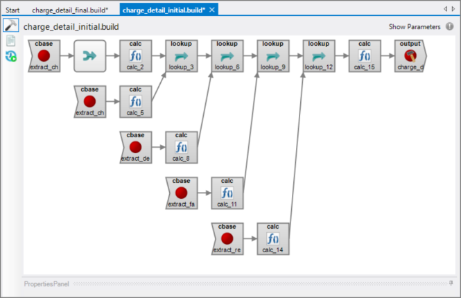 Sample Build Flow Editor