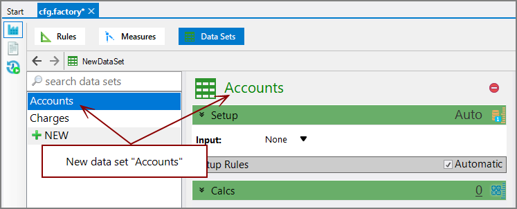 The new Accounts data set.