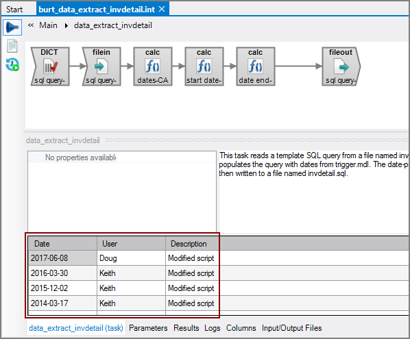 Visual Integrator Audit Logging Example